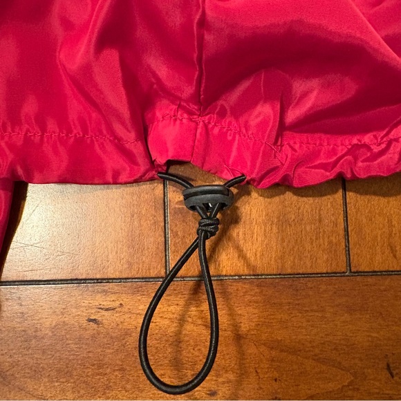 Vintage Windbreaker jacket Colorblock Off Shoulder cropped 1/4 Zip athletic wear - Picture 5 of 5